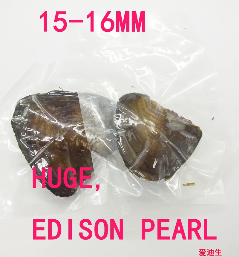 Christmas gift! ! Free shipping 2pcs vacuum packaging. Edison Pearl Oyster. Each oyster has a huge 15-16mm Edison pearl
Christmas gift! ! Free shipping 2pcs vacuum packaging. Edison Pearl Oyster. Each oyster has a huge 15-16mm Edison pearl