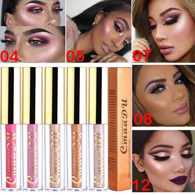 CmaaDu 12 Styles Gold Highlighter Eye Cosmetics Shadow Makeup Glitters Contour Shimmer Liquid Highlighter Waterproof TSLM2
CmaaDu 12 Styles Gold Highlighter Eye Cosmetics Shadow Makeup Glitters Contour Shimmer Liquid Highlighter Waterproof TSLM2