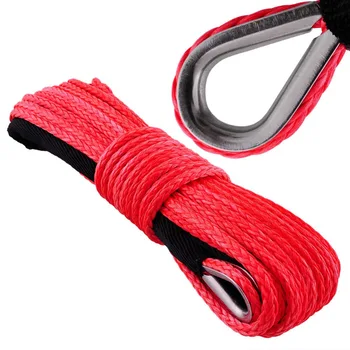 5/16" x 132' 8mm x 40m Hot Seller Red UHMWPE Synthetic Winch Rope With Hook For 4x4/ATV/UTV/SUV/offroad Recove
5/16" x 132' 8mm x 40m Hot Seller Red UHMWPE Synthetic Winch Rope With Hook For 4x4/ATV/UTV/SUV/offroad Recove