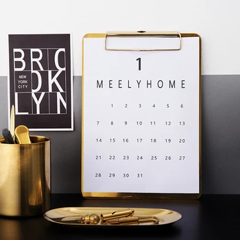 1PCS Luxury Nordic File Folder Board Gold Stainless Steel Board Backing Board Plate Writing Plate Document Sorting Folder JD01
1PCS Luxury Nordic File Folder Board Gold Stainless Steel Board Backing Board Plate Writing Plate Document Sorting Folder JD01