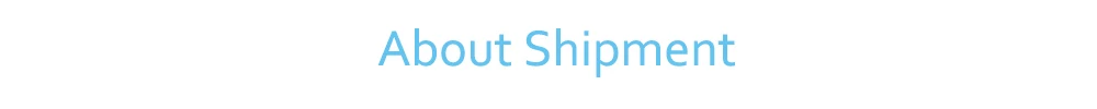 3-About shipment