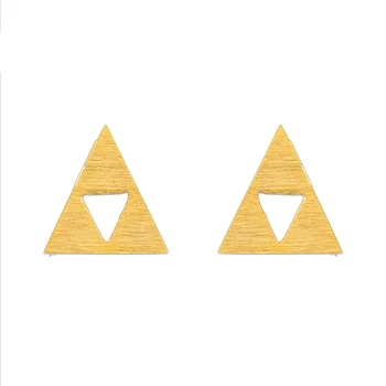 10Pair Gold Color Legend of Zelda Triforce Stud Earrings For Women Men Triangle Earing Fashion Aros Stainless Steel Brincos
10Pair Gold Color Legend of Zelda Triforce Stud Earrings For Women Men Triangle Earing Fashion Aros Stainless Steel Brincos