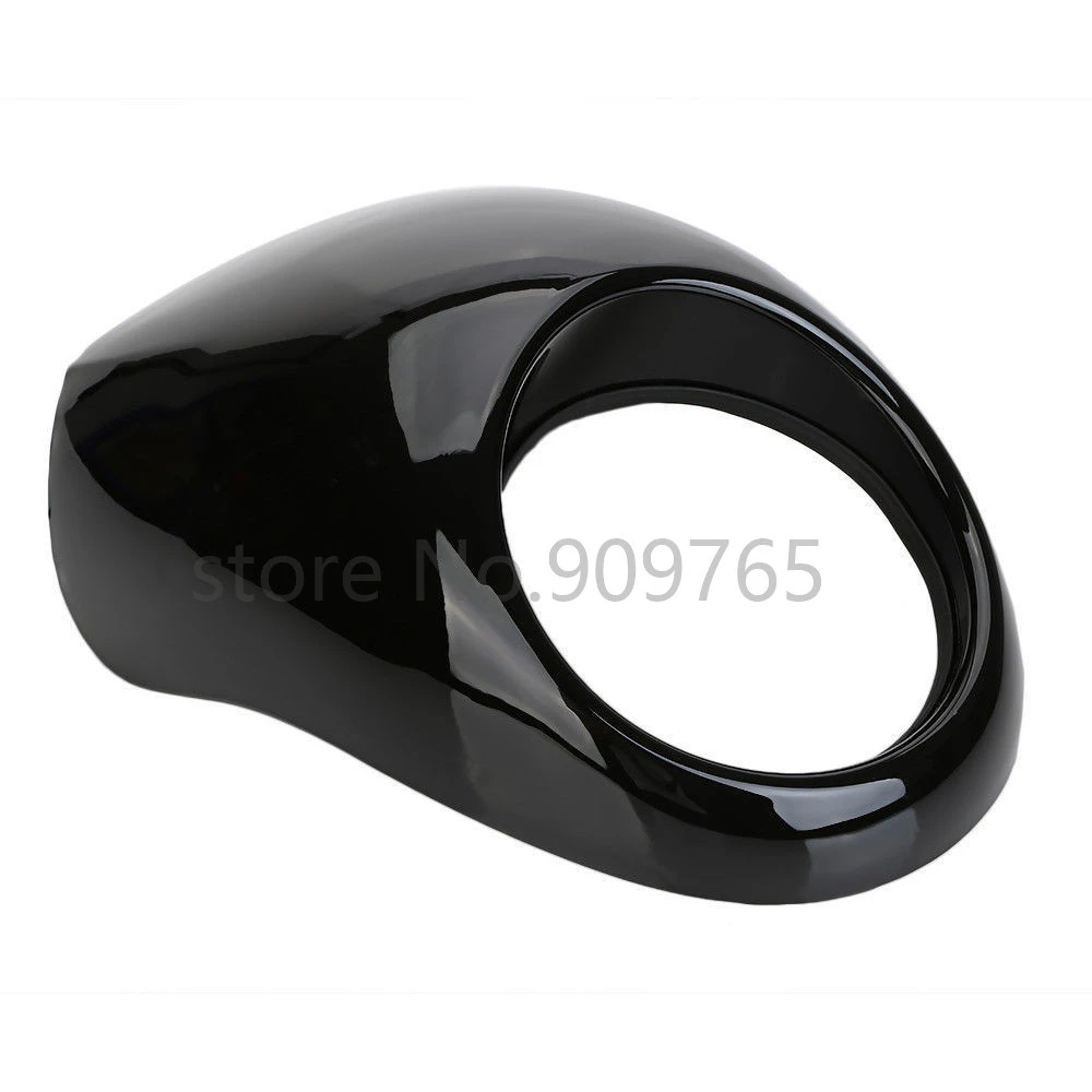 

Black Headlight Fairing Mask Front Cowl Fork Mount Visor For Harley Low Roadster Nightster Sportster Dyna Glide FX XL 883 1200