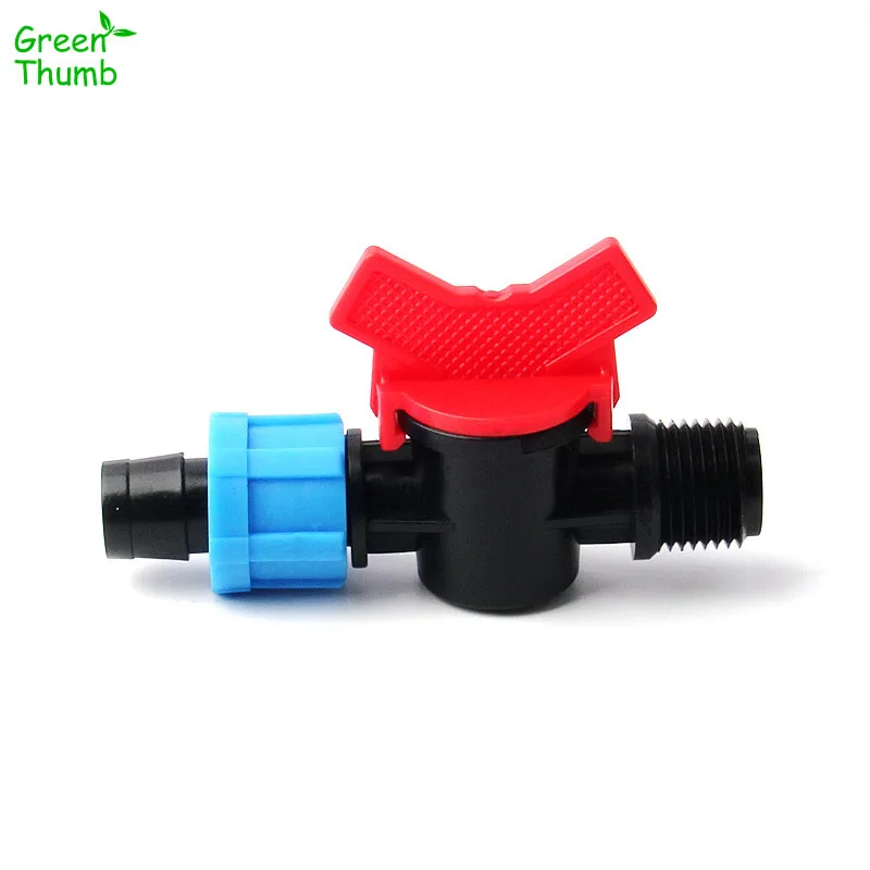 1pc Male Thread 1/2 Inch-16 mm Blue Drip Tape Valve Mini Hose Water Switch Garden Irrigation System Water Ball Valve
1pc Male Thread 1/2 Inch-16 mm Blue Drip Tape Valve Mini Hose Water Switch Garden Irrigation System Water Ball Valve