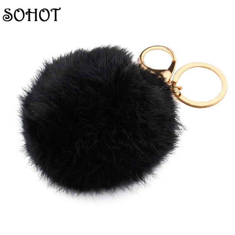 SOHOT Cute Cute Gold Color Mink Fur Keychain Sable Fluffy Pompom Ball Key Chains Key Ring Holder Jewellery
SOHOT Cute Cute Gold Color Mink Fur Keychain Sable Fluffy Pompom Ball Key Chains Key Ring Holder Jewellery