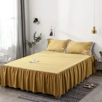 New 3pc Bed Set Sheet Set Bedspread Wedding Fitted Sheet Cover Soft Non-Slip King Queen Bed Sheet Bed Skirt+2 Pillowcase 
New 3pc Bed Set Sheet Set Bedspread Wedding Fitted Sheet Cover Soft Non-Slip King Queen Bed Sheet Bed Skirt+2 Pillowcase