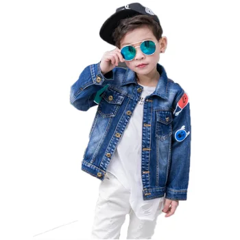 New Smile Printed Big Boys Denim Jackets Long Sleeved Kids Clothing Jeans Boys Outerwears Cartoon Jeans Jackets Children Outfits
New Smile Printed Big Boys Denim Jackets Long Sleeved Kids Clothing Jeans Boys Outerwears Cartoon Jeans Jackets Children Outfits