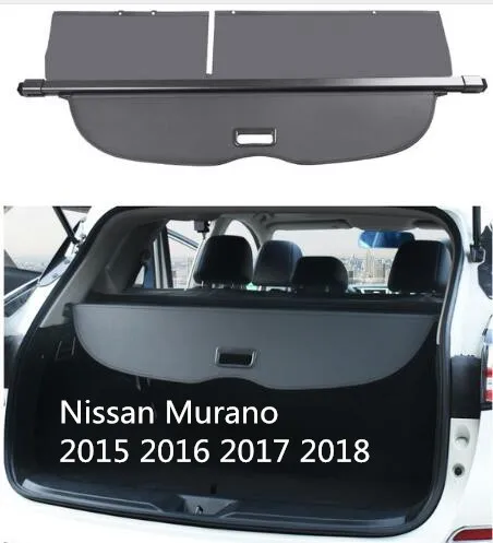 High Qualit Car Rear Trunk Cargo Cover Security Shield Screen shade Fit For Nissan Murano 2015 2016 2017 2018 BY EMS
High Qualit Car Rear Trunk Cargo Cover Security Shield Screen shade Fit For Nissan Murano 2015 2016 2017 2018 BY EMS