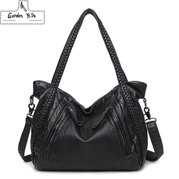 2019 New brand High Quality Soft Leather Large Pocket Casual Handbag Women's Handbag Shoulder Bag Large Capacity Handbag
2019 New brand High Quality Soft Leather Large Pocket Casual Handbag Women's Handbag Shoulder Bag Large Capacity Handbag