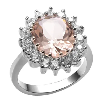 Morganite With Multi White Crystal Zircon 925 Sterling Silver Ring For Women Size 6 7 8 9 10 F1453
Morganite With Multi White Crystal Zircon 925 Sterling Silver Ring For Women Size 6 7 8 9 10 F1453