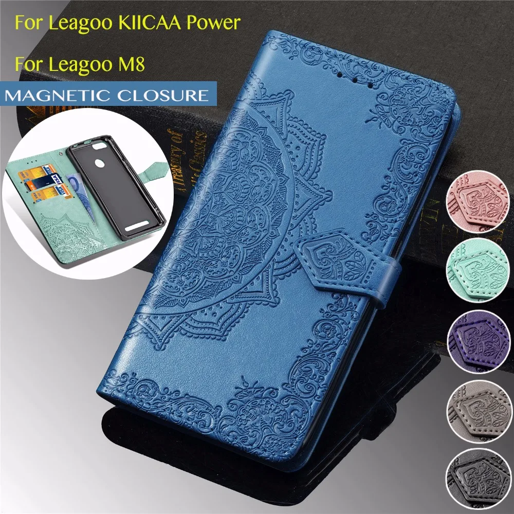 Чехол для Leagoo KIICAA Power из искусственной кожи кошелек держатель карт Магнитный флип