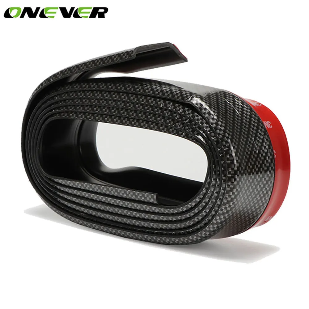 Onever Universal Car Protector Carbon Fiber Rubber Soft Front Bumper Strip 2.5m/8.2ft Car Exterior Sticker Lip Skirt Protector
Onever Universal Car Protector Carbon Fiber Rubber Soft Front Bumper Strip 2.5m/8.2ft Car Exterior Sticker Lip Skirt Protector