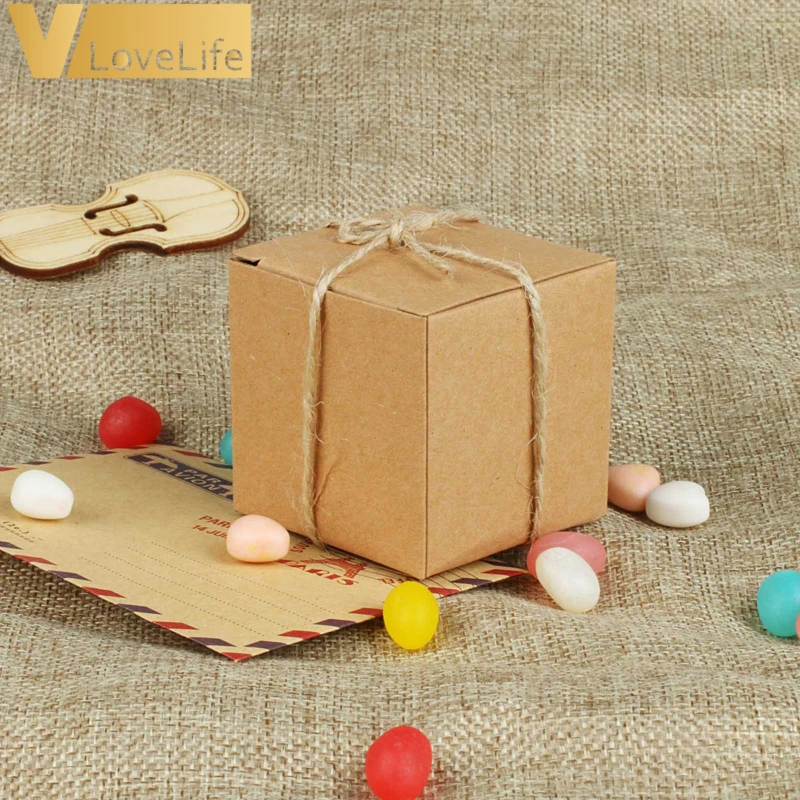 10pcs Brown Kraft Boxes Wedding Party Favors Box 2" x 2" x 2" Candy Gift Box Gift Bags Wrapping Supplies
10pcs Brown Kraft Boxes Wedding Party Favors Box 2" x 2" x 2" Candy Gift Box Gift Bags Wrapping Supplies