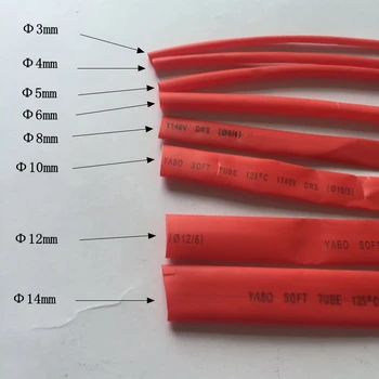1meter The heat-shrinkable tube specification model 3MM ~ 14MM electrician insulation heat shrink casing red
1meter The heat-shrinkable tube specification model 3MM ~ 14MM electrician insulation heat shrink casing red