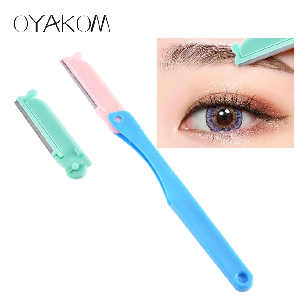 OYAKOM Eyebrow Trimmer Scissor Safe Makeup Knife Eye Brow Facial Face Blades Hair Removal Razor Eyebrow Knife Shaver Makeup Tool
OYAKOM Eyebrow Trimmer Scissor Safe Makeup Knife Eye Brow Facial Face Blades Hair Removal Razor Eyebrow Knife Shaver Makeup Tool