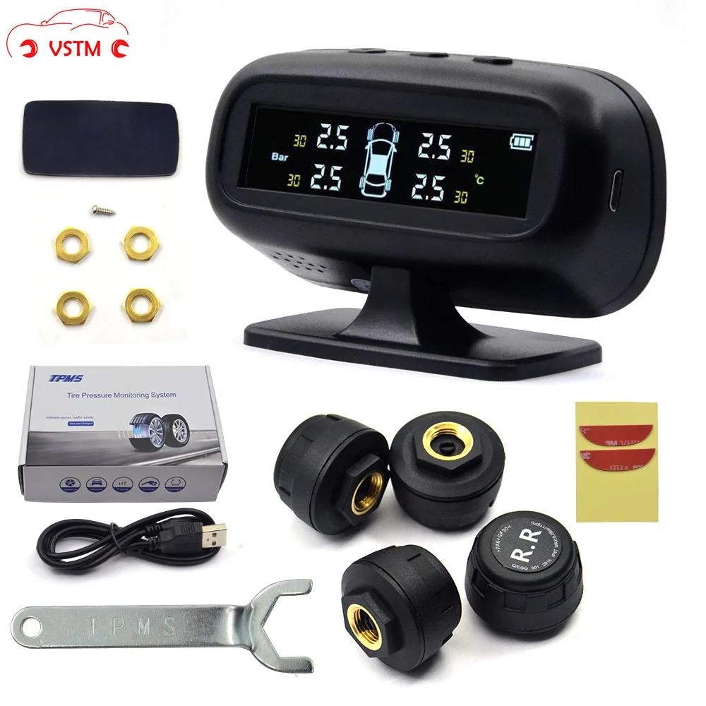Original Solar TPMS Car Tire Pressure Alarm Monitor System Display Intelligent Temperature Warning Fuel Save with 4 Sensors tpms
Original Solar TPMS Car Tire Pressure Alarm Monitor System Display Intelligent Temperature Warning Fuel Save with 4 Sensors tpms