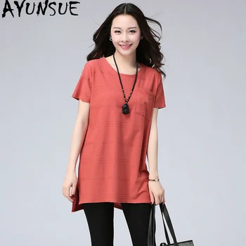 AYUNSUE Plus Size Vogue T Shirt Women 2020 Summer Top Cotton Tshirt Women Tee Shirt Femme Vintage KJ025
AYUNSUE Plus Size Vogue T Shirt Women 2020 Summer Top Cotton Tshirt Women Tee Shirt Femme Vintage KJ025