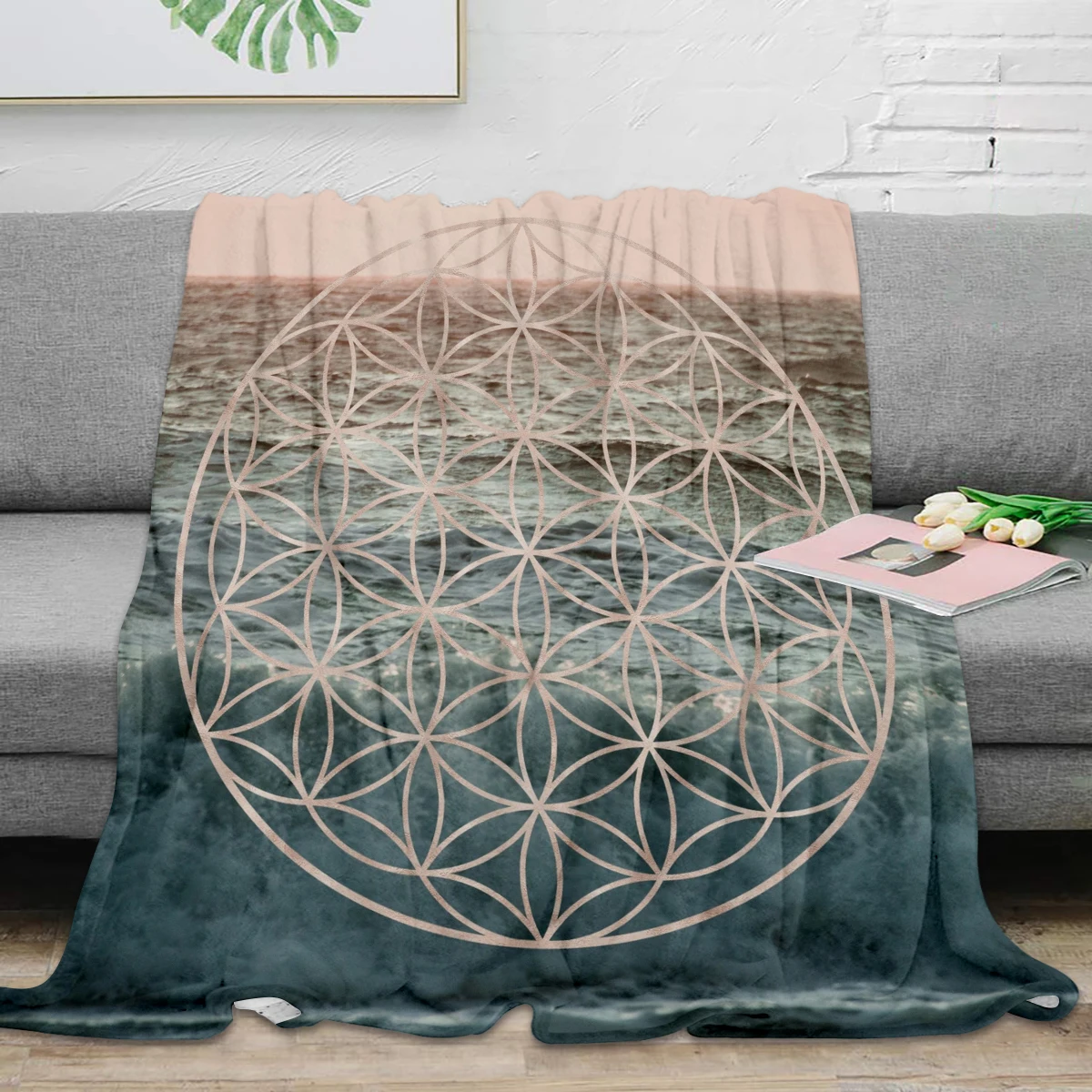 BIGHOUSES Mandala Flower of Life Sea Throw Blanket Warm Microfiber Blanket Flannel Blanket Bedroom Decor Blankets For Beds
BIGHOUSES Mandala Flower of Life Sea Throw Blanket Warm Microfiber Blanket Flannel Blanket Bedroom Decor Blankets For Beds