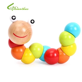 New DIY Baby Kids Polished Twist Caterpillars Colorful Wooden Toy Infant Creative Educational Gift Free Drop Shipping Wholesale
New DIY Baby Kids Polished Twist Caterpillars Colorful Wooden Toy Infant Creative Educational Gift Free Drop Shipping Wholesale
