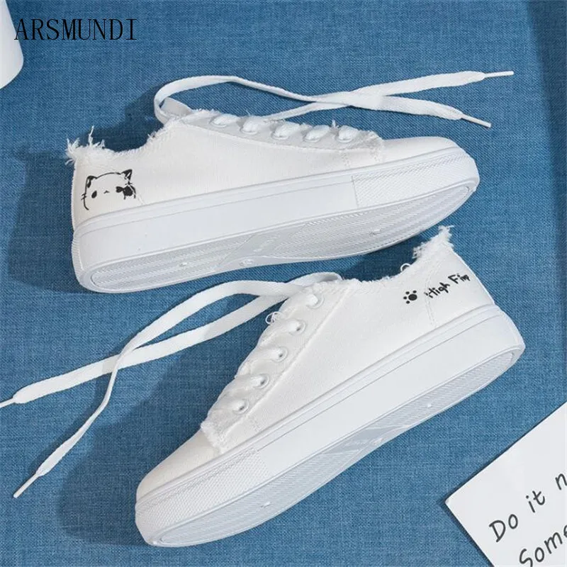ARSMUNDI Women Sneakers 2019 Fashion Women Vulcanized Shoes Ladies Lace-up Casual Shoes Breathable Walking Canvas Shoes M707
ARSMUNDI Women Sneakers 2019 Fashion Women Vulcanized Shoes Ladies Lace-up Casual Shoes Breathable Walking Canvas Shoes M707