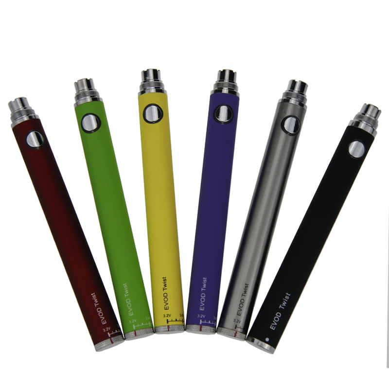 10pcs/lots EVOD Twist Battery Voltage Adjustable 900MAH to 1300mah Battery E Cigarette Fit 510 Thread Atomizer CBD Tank vape pen
10pcs/lots EVOD Twist Battery Voltage Adjustable 900MAH to 1300mah Battery E Cigarette Fit 510 Thread Atomizer CBD Tank vape pen