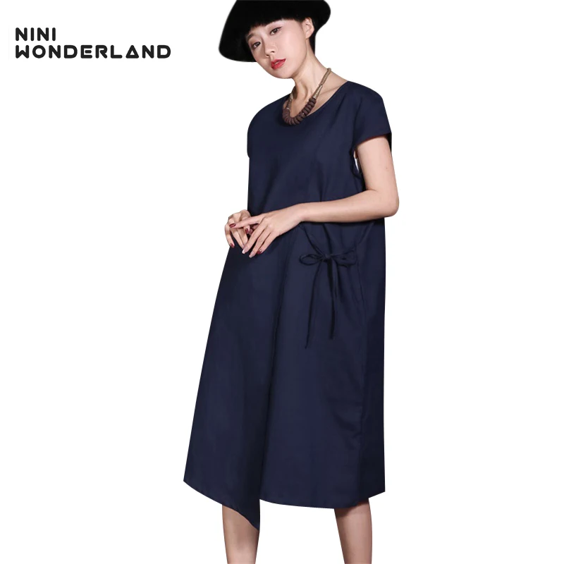 NINI WONDERLAND 2019 Summer Dress Asymmetrical Casual Dresses Short Sleeve Women Dress Of Large Size Female Irregular Clothes
NINI WONDERLAND 2019 Summer Dress Asymmetrical Casual Dresses Short Sleeve Women Dress Of Large Size Female Irregular Clothes