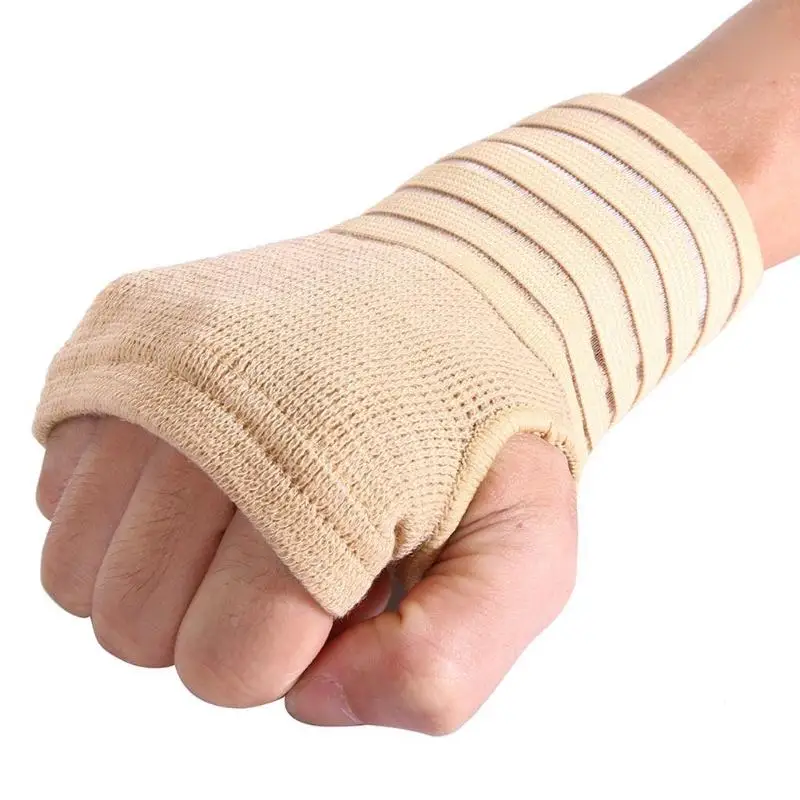 Elastic Knitted Fabric Palm Wrap Hand Brace Support Wrist Sleeve Band Gym Sports Protection Training Guard For Badminton
Elastic Knitted Fabric Palm Wrap Hand Brace Support Wrist Sleeve Band Gym Sports Protection Training Guard For Badminton