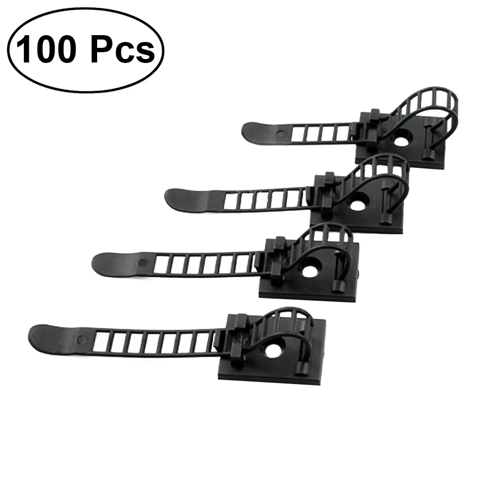 100 Pcs Adjustable Cable Clips Convenient Durable Cable Clamps Wire Holder Cable Wire Management Wire Clips for Home Car Office
100 Pcs Adjustable Cable Clips Convenient Durable Cable Clamps Wire Holder Cable Wire Management Wire Clips for Home Car Office