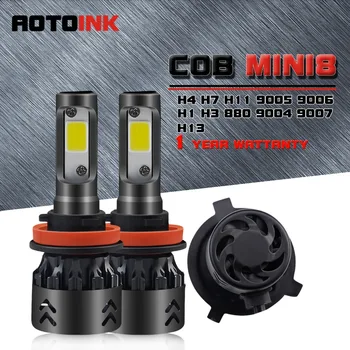 AOTOINK LED Car Headlight H7 H11 H1 9005 Low Beam H4 Hi-Lo Beam 9004 9007COB Auto Headlight Bulb 60W 9600lm 6500K Headlamp
AOTOINK LED Car Headlight H7 H11 H1 9005 Low Beam H4 Hi-Lo Beam 9004 9007COB Auto Headlight Bulb 60W 9600lm 6500K Headlamp