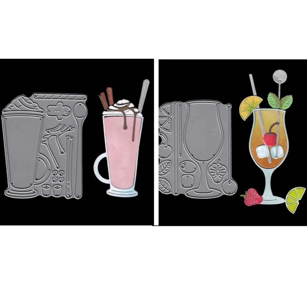 Cocktail Cup Drinking Shape Metal Cutting Dies Stencil For Scrapbooking Embossing DIY Paper Card Handcrafts Decor Templates
Cocktail Cup Drinking Shape Metal Cutting Dies Stencil For Scrapbooking Embossing DIY Paper Card Handcrafts Decor Templates