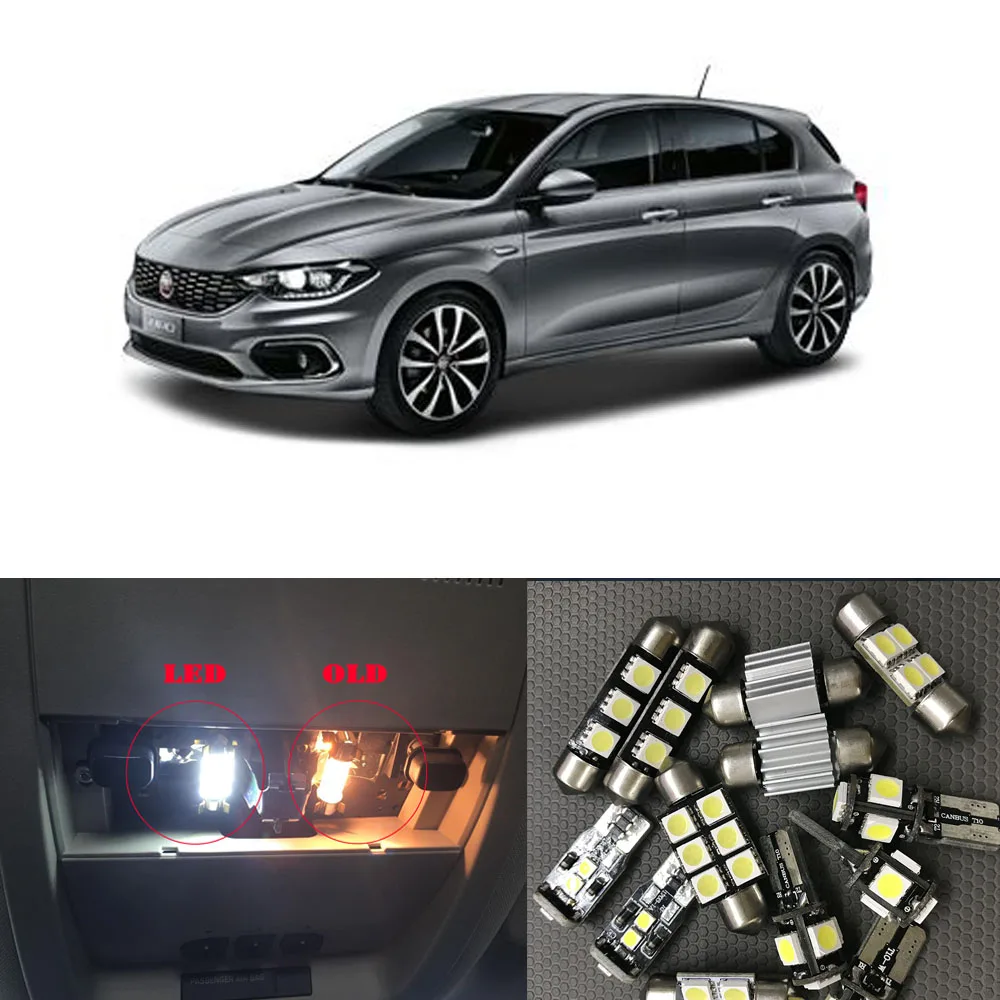 6pc x Perfect Canbus Error Free LED bulbs Interior Dome Reading Map lights kit For Fiat Tipo 356 357 (2015+)
6pc x Perfect Canbus Error Free LED bulbs Interior Dome Reading Map lights kit For Fiat Tipo 356 357 (2015+)
