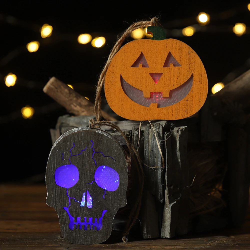 2019 Newest Halloween Hanging Decoration Wooden Pumpkin Lantern Household Skeleton Head Door Hanging Supplies
2019 Newest Halloween Hanging Decoration Wooden Pumpkin Lantern Household Skeleton Head Door Hanging Supplies