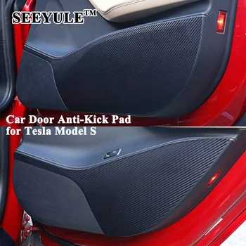 4pcs/set SEEYULE Styling Car Door Anti-Kick Sticker Carbon Fiber style Anti-Dirty Kick Pad Cushion Accessories for Tesla Model S
4pcs/set SEEYULE Styling Car Door Anti-Kick Sticker Carbon Fiber style Anti-Dirty Kick Pad Cushion Accessories for Tesla Model S