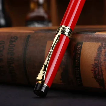 Crocodile 980 Luxury Red and Gold Clip Metal Rollerball Pen 0.7mm Ballpoint Pens Metal Roller Ball Pen for Gift Free Shipping
Crocodile 980 Luxury Red and Gold Clip Metal Rollerball Pen 0.7mm Ballpoint Pens Metal Roller Ball Pen for Gift Free Shipping