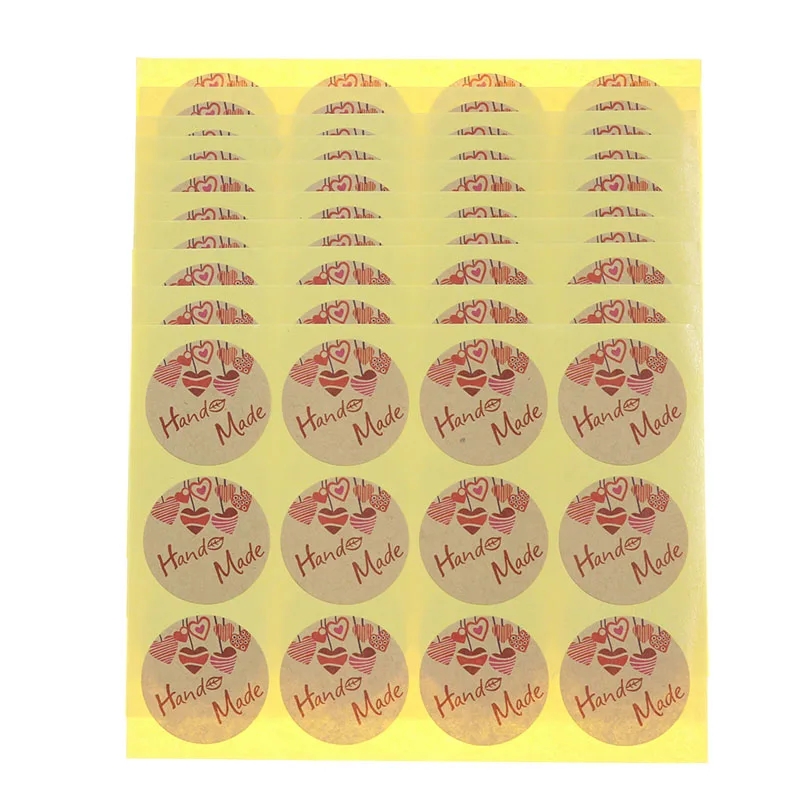 Elegant Round Label Hand Made Love Sealing Sticker Cookie Bag Baking Packaging Gift Box Decoration Sticker 120pcs/ 10 Sheets
Elegant Round Label Hand Made Love Sealing Sticker Cookie Bag Baking Packaging Gift Box Decoration Sticker 120pcs/ 10 Sheets