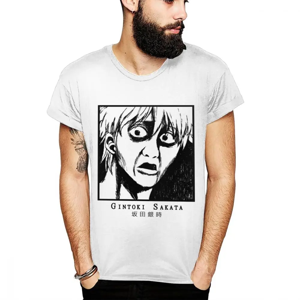 Мужская футболка Gintama Sakata Gintoki большого размера S-6XL стильная мужская с 3D принтом