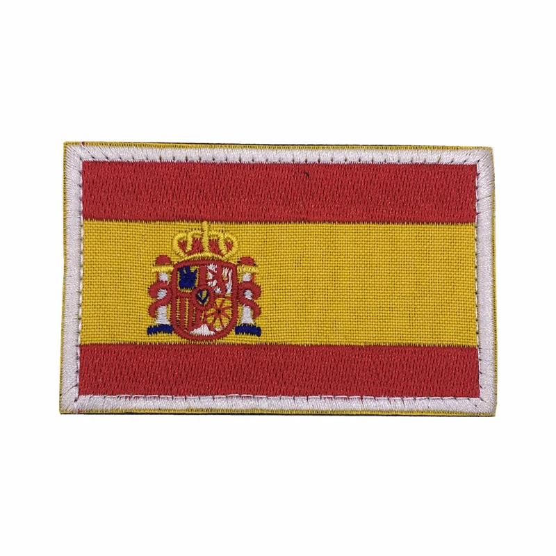 Spain Spanish Flag Embroidered Badge Drapeau de l'Espagne Military Tactical Badges Fabric Armband Sticker Backpack Cap Patch
Spain Spanish Flag Embroidered Badge Drapeau de l'Espagne Military Tactical Badges Fabric Armband Sticker Backpack Cap Patch