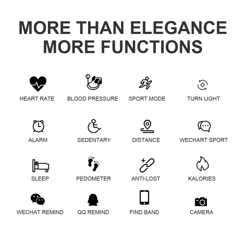 H8 Women Smart watch Fashion Heart Rate Monitor Blood Pressure Smart Band IP67 Waterproof Fitness Activity Tracker lady bracelet H8 Women Smart watch Fashion Heart Rate Monitor Blood Pressure Smart Band IP67 Waterproof Fitness Activity Tracker lady bracelet