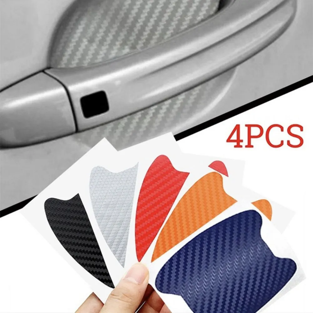 4pcs Car Door Sticker Scratch Resistant 3D Carbon Fiber Paint Protector Body Decoration Exterior Accessories Anti-scratch Black
4pcs Car Door Sticker Scratch Resistant 3D Carbon Fiber Paint Protector Body Decoration Exterior Accessories Anti-scratch Black