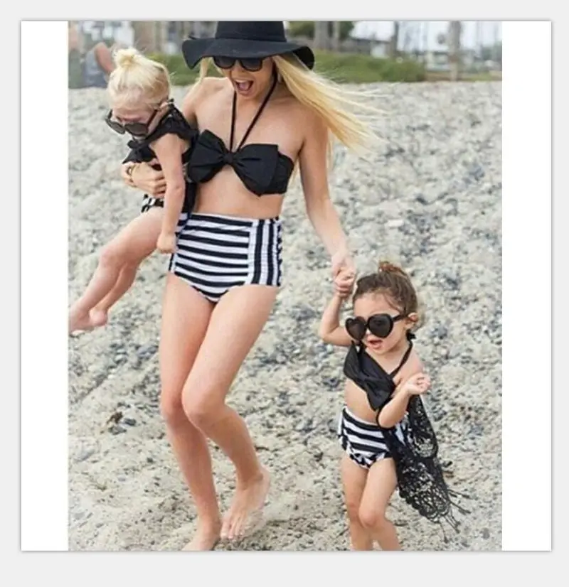 Mother And Daughter Bow Swimsuits 2018 Family Matching Clothes Kids Parents Matching outfits Mommy And Me Swimsuit
Mother And Daughter Bow Swimsuits 2018 Family Matching Clothes Kids Parents Matching outfits Mommy And Me Swimsuit
