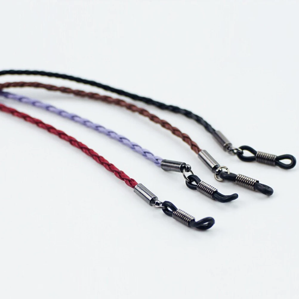 4 Colors Eyeglass Cord Adjustable End Glasses Holder Leather Glasses Neck Strap String Rope Band
4 Colors Eyeglass Cord Adjustable End Glasses Holder Leather Glasses Neck Strap String Rope Band