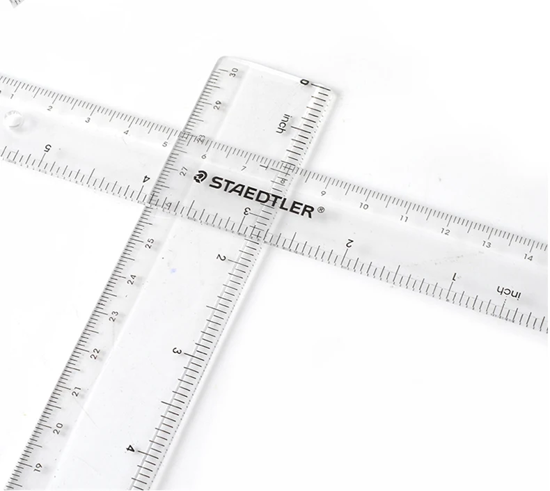 Staedtler 30cm plastic transparent ruler