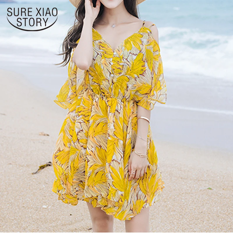 New 2018 Spring Summer Holiday Chiffon Women Dress Sweet Casual Loose Strapless Strap Floral Beach Female Short Dresses 0067 30
New 2018 Spring Summer Holiday Chiffon Women Dress Sweet Casual Loose Strapless Strap Floral Beach Female Short Dresses 0067 30
