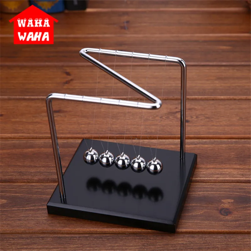 N-Type Newton Pendulum Early Fun Development Educational Desk Toy Gift Newton Cradle Steel Balance Ball Physics Science Pendulum
N-Type Newton Pendulum Early Fun Development Educational Desk Toy Gift Newton Cradle Steel Balance Ball Physics Science Pendulum