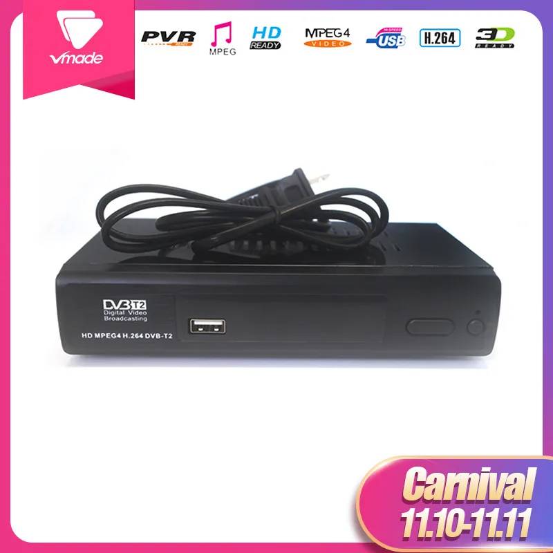 DVB T2 M2 SET TOP BOX Terrestrial receiver HD Digital TV Tuner Receivable MPEG4 DVB-T2 TV Receiver T2 Tuner Free Shipping
DVB T2 M2 SET TOP BOX Terrestrial receiver HD Digital TV Tuner Receivable MPEG4 DVB-T2 TV Receiver T2 Tuner Free Shipping