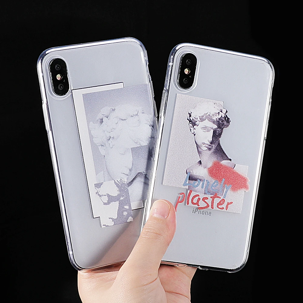 SUYACS Graphic Phone Case For iPhone 6 6S 7 8 Plus X XS MAX XR David Statue Art Printed Letter Clear Transparent Soft TPU Cases
SUYACS Graphic Phone Case For iPhone 6 6S 7 8 Plus X XS MAX XR David Statue Art Printed Letter Clear Transparent Soft TPU Cases