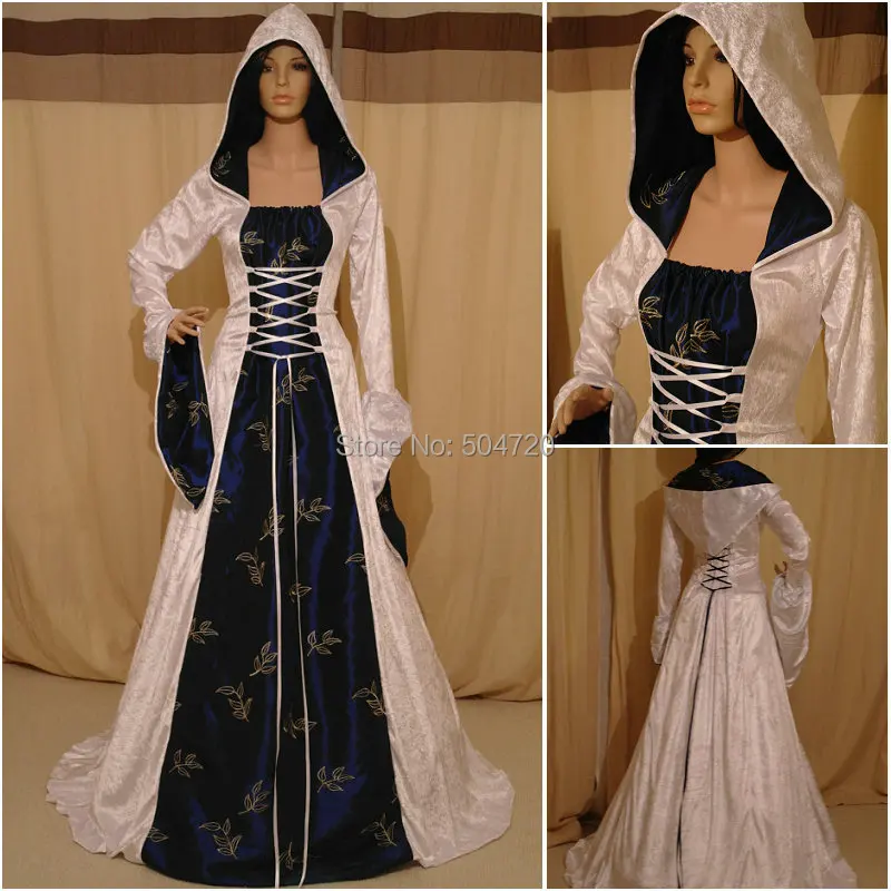 Custom-madeR-904 Vintage Costumes 1860s Civil War Cape Dress/Gothic Lolita Dress Renaissance dress Halloween dress All size
Custom-madeR-904 Vintage Costumes 1860s Civil War Cape Dress/Gothic Lolita Dress Renaissance dress Halloween dress All size