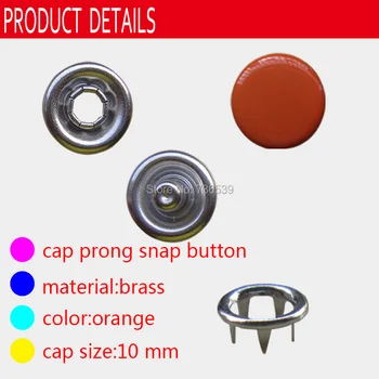 FREE SHIPPING- 1000sets+installation tool 10mm brass orange cap Paint Prong button with good quality
FREE SHIPPING- 1000sets+installation tool 10mm brass orange cap Paint Prong button with good quality