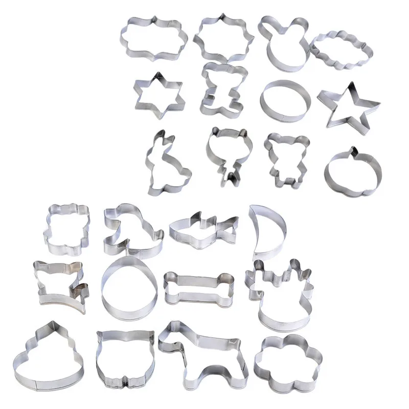 30 Styles Metal Pastry Baking Mould Biscuit Cookie Cutters DIY Stainless Steel Kitchen Bakeware Tool Free Shipping
30 Styles Metal Pastry Baking Mould Biscuit Cookie Cutters DIY Stainless Steel Kitchen Bakeware Tool Free Shipping