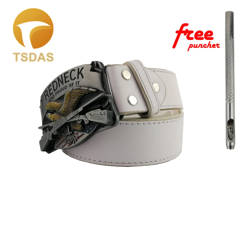 New Style Colored Redneck Metal Belt Buckle 8.9*6.3cm Silver Belt Buckle For 4cm Wide Belt Men Jeans accessories
New Style Colored Redneck Metal Belt Buckle 8.9*6.3cm Silver Belt Buckle For 4cm Wide Belt Men Jeans accessories